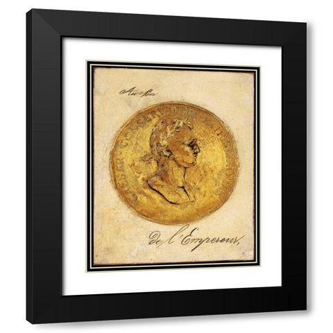 Golden Empire Black Modern Wood Framed Art Print with Double Matting by Fisk, Arnie