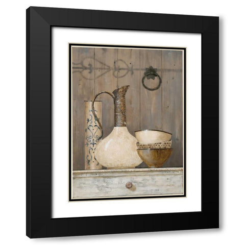 Artisan Collection 1 Black Modern Wood Framed Art Print with Double Matting by Fisk, Arnie