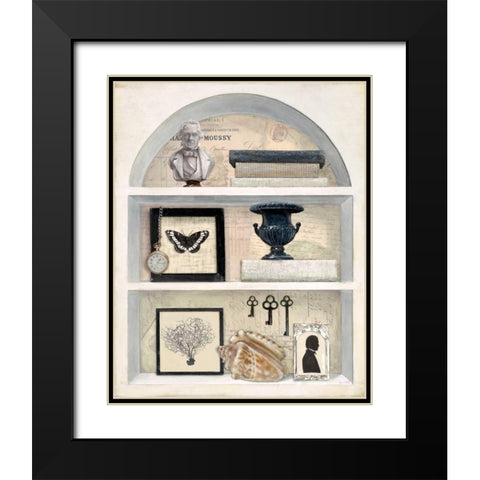 Classic Story I Black Modern Wood Framed Art Print with Double Matting by Fisk, Arnie