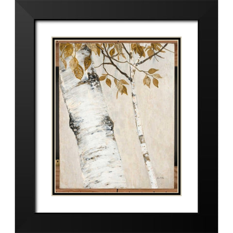 Rustic Birch Black Modern Wood Framed Art Print with Double Matting by Fisk, Arnie
