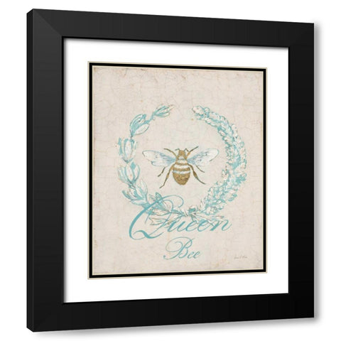Tiffany Bee Black Modern Wood Framed Art Print with Double Matting by Fisk, Arnie
