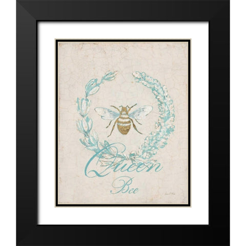 Tiffany Bee Black Modern Wood Framed Art Print with Double Matting by Fisk, Arnie