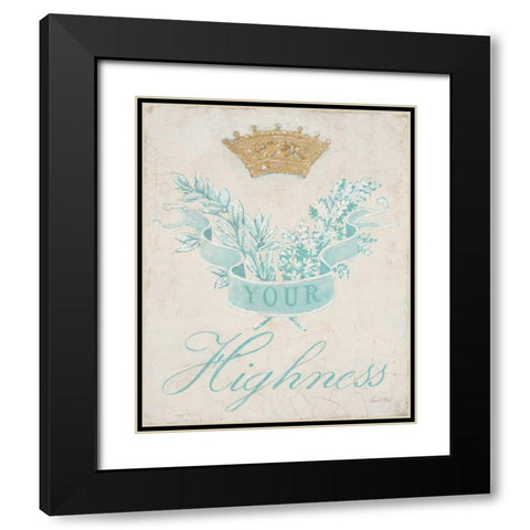 Tiffany Crown Black Modern Wood Framed Art Print with Double Matting by Fisk, Arnie
