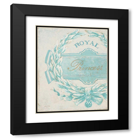 Tiffany Princess Black Modern Wood Framed Art Print with Double Matting by Fisk, Arnie