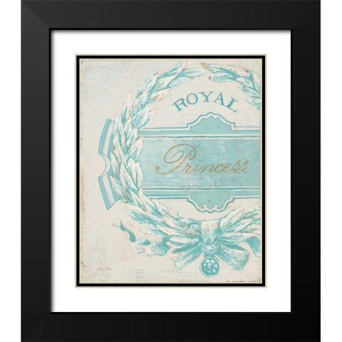 Tiffany Princess Black Modern Wood Framed Art Print with Double Matting by Fisk, Arnie