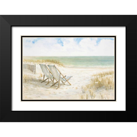 Sand Dunes and Sunshine Black Modern Wood Framed Art Print with Double Matting by FISK, Arnie