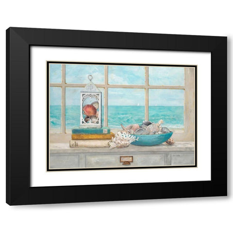 Ocean Air View Black Modern Wood Framed Art Print with Double Matting by Fisk, Arnie