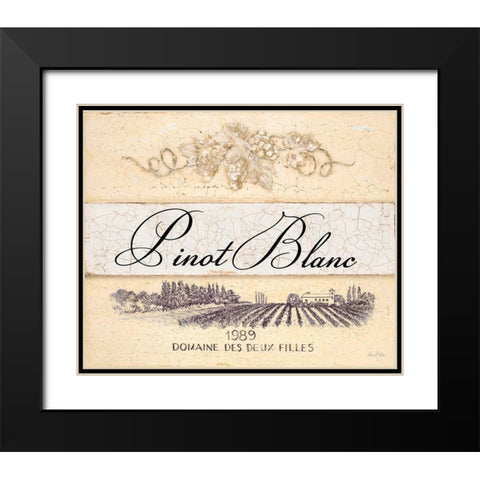 Pinot Blanc Cellar Reserve Black Modern Wood Framed Art Print with Double Matting by Fisk, Arnie