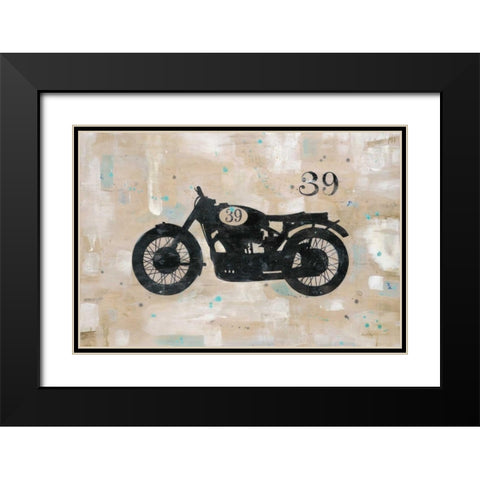 Vintage 39 Black Modern Wood Framed Art Print with Double Matting by Fisk, Arnie