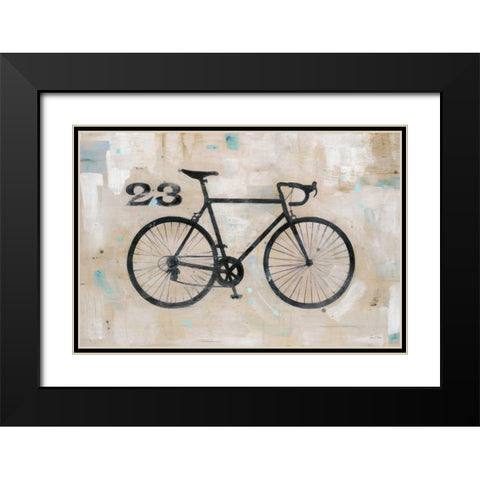 Retro Racer 23 Black Modern Wood Framed Art Print with Double Matting by Fisk, Arnie