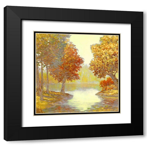 Amber Nature 1 Black Modern Wood Framed Art Print with Double Matting by Fisk, Arnie