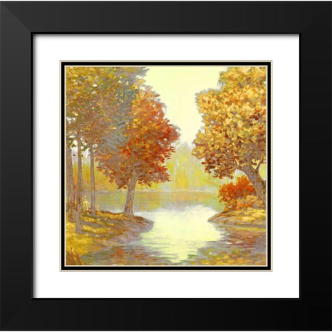 Amber Nature 1 Black Modern Wood Framed Art Print with Double Matting by Fisk, Arnie