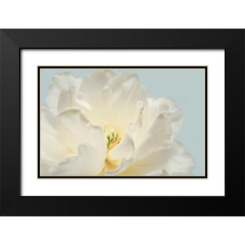 Now Serene Black Modern Wood Framed Art Print with Double Matting by Greenwood, Julie