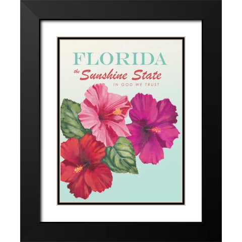 Sunshine State Black Modern Wood Framed Art Print with Double Matting by Fabiano, Marco