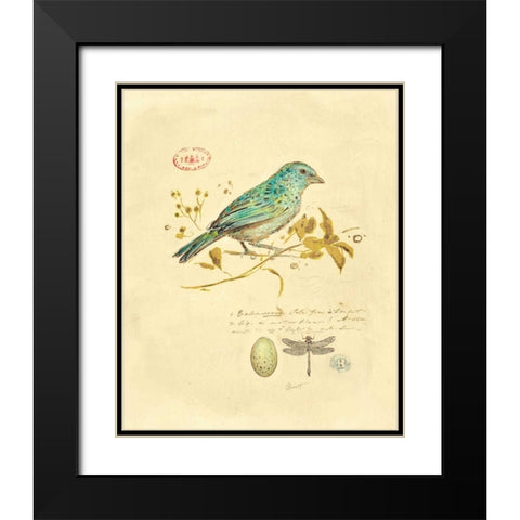 Gilded Songbird 1  Black Modern Wood Framed Art Print with Double Matting by Barrett, Chad