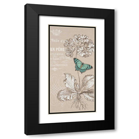 Primula Black Modern Wood Framed Art Print with Double Matting by Barrett, Chad