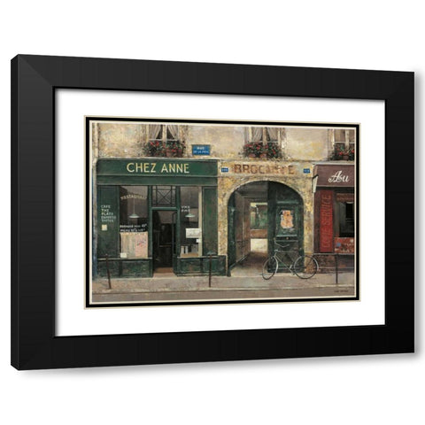 Chez Anne Black Modern Wood Framed Art Print with Double Matting by Hak, Chiu Tak