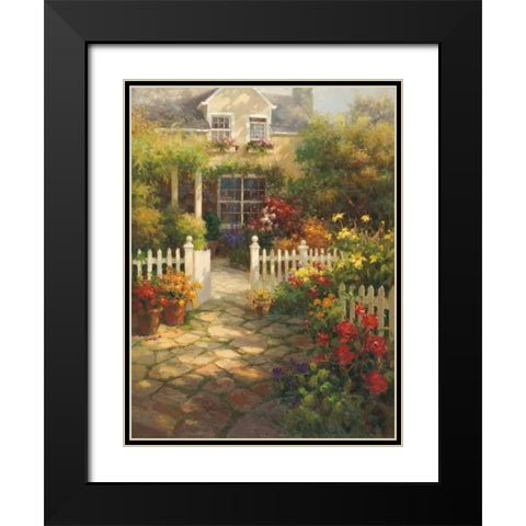 Summer Gateway Black Modern Wood Framed Art Print with Double Matting by Oxley, Vail