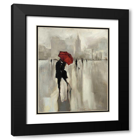 Swept Away Black Modern Wood Framed Art Print with Double Matting by Lehman, Laurel