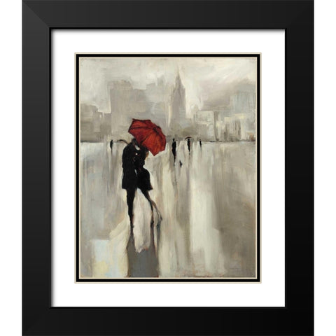 Swept Away Black Modern Wood Framed Art Print with Double Matting by Lehman, Laurel