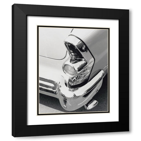 Tail Fin Black Modern Wood Framed Art Print with Double Matting by Vandenack