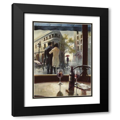 After The Rain Black Modern Wood Framed Art Print with Double Matting by Heighton, Brent