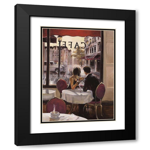 After Hours Black Modern Wood Framed Art Print with Double Matting by Heighton, Brent