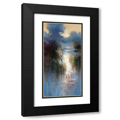 Peaceful Everglades 1 Black Modern Wood Framed Art Print with Double Matting by Heighton, Brent