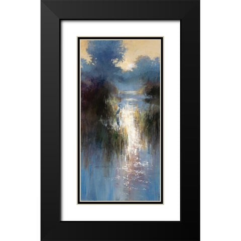 Peaceful Everglades 1 Black Modern Wood Framed Art Print with Double Matting by Heighton, Brent