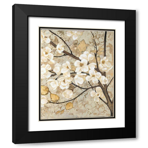 Illuminated View Black Modern Wood Framed Art Print with Double Matting by Theodosiou, Matina