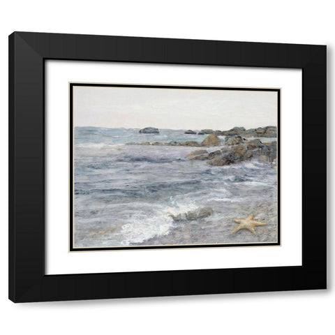 Ocean Breeze 3 Black Modern Wood Framed Art Print with Double Matting by Theodosiou