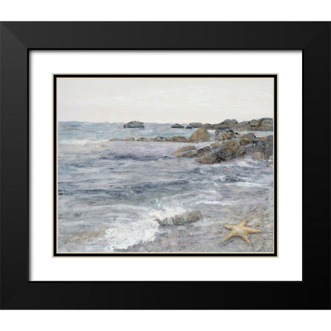 Ocean Breeze 3 Black Modern Wood Framed Art Print with Double Matting by Theodosiou