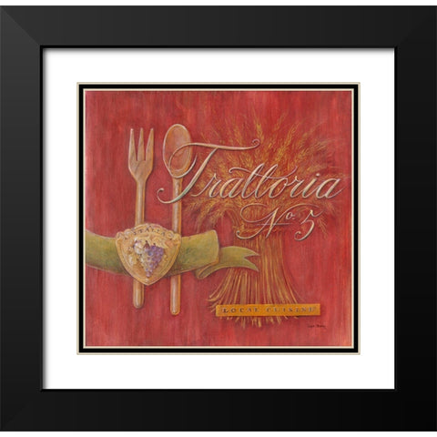 Local Cuisine Black Modern Wood Framed Art Print with Double Matting by Staehling, Angela