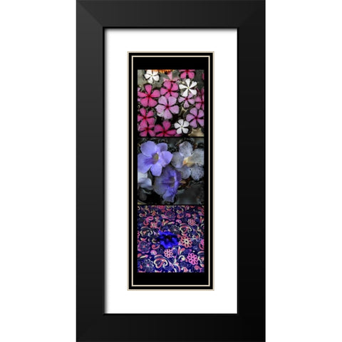 Floral Pond Black Modern Wood Framed Art Print with Double Matting by Rauscher, Michel