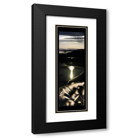 Moon Light Enchantment  Black Modern Wood Framed Art Print with Double Matting by Rauscher, Michel