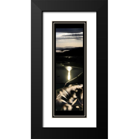 Moon Light Enchantment  Black Modern Wood Framed Art Print with Double Matting by Rauscher, Michel