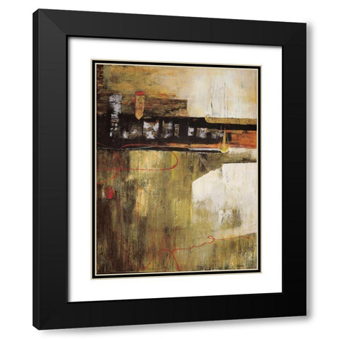 Traqsmitir II Black Modern Wood Framed Art Print with Double Matting by Villarreal Villarreal, Gabriela