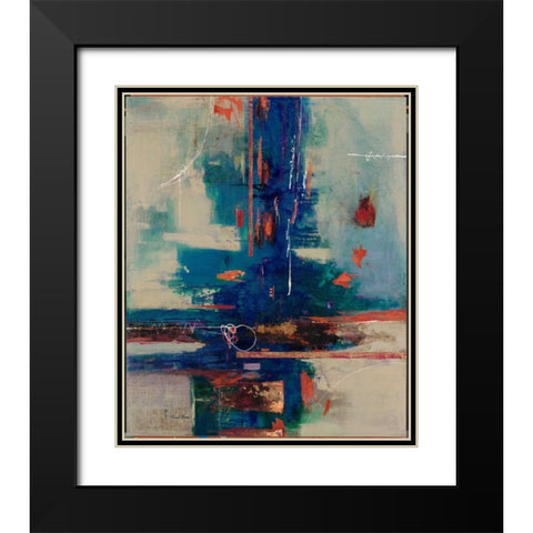 Lavender Fusion Black Modern Wood Framed Art Print with Double Matting by Villarreal Villarreal, Gabriela