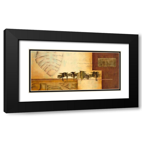 Tropical Impressions Black Modern Wood Framed Art Print with Double Matting by Villarreal Villarreal, Gabriela