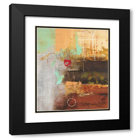Silver Story 1 Black Modern Wood Framed Art Print with Double Matting by Villarreal Villarreal, Gabriela