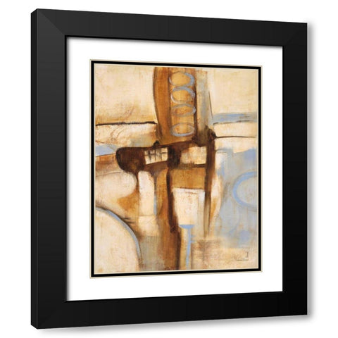 Mid Century 1 Black Modern Wood Framed Art Print with Double Matting by Villarreal Villarreal, Gabriela