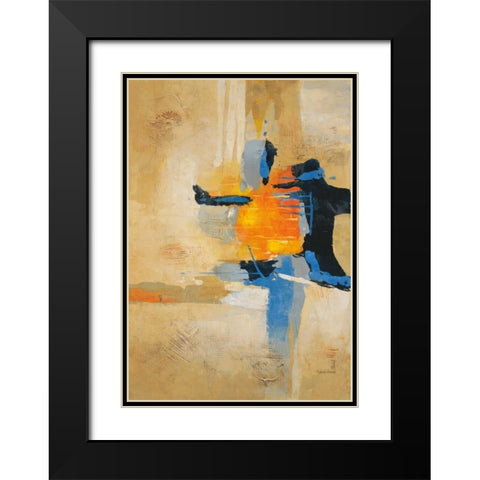 Focused 2 Black Modern Wood Framed Art Print with Double Matting by Villarreal Villarreal, Gabriela