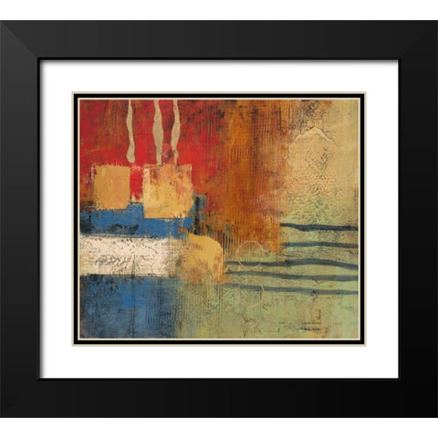 Post Mark 2 Black Modern Wood Framed Art Print with Double Matting by Villarreal Villarreal, Gabriela