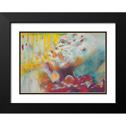 Ray of Light Black Modern Wood Framed Art Print with Double Matting by Villarreal Villarreal, Gabriela