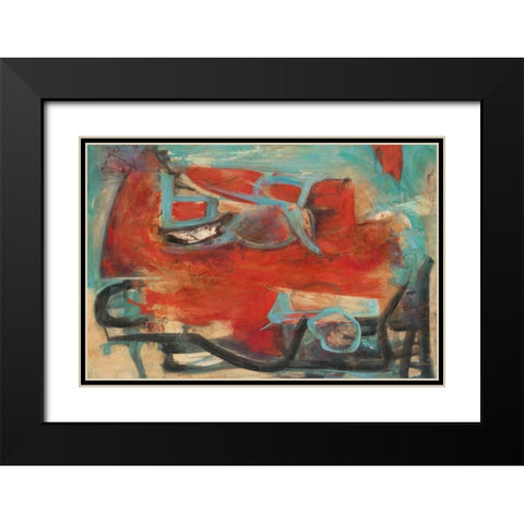 Inspiracion Black Modern Wood Framed Art Print with Double Matting by Villarreal Villarreal, Gabriela