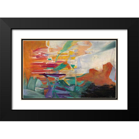 Virtudes Black Modern Wood Framed Art Print with Double Matting by Villareal Villareal, Gabriella