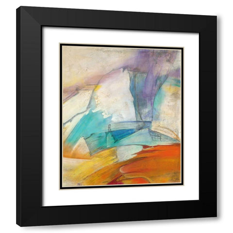 Shifting Landscape Detail Black Modern Wood Framed Art Print with Double Matting by Villarreal Villarreal, Gabriela