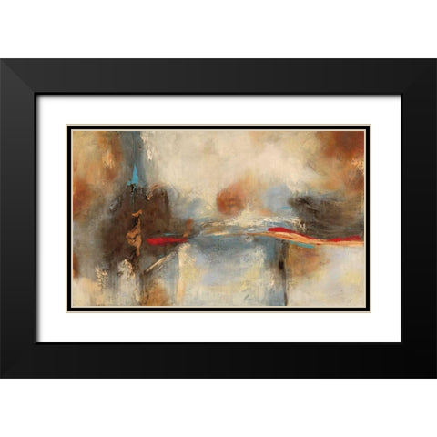 Centre Point Black Modern Wood Framed Art Print with Double Matting by Villarreal Villarreal, Gabriela