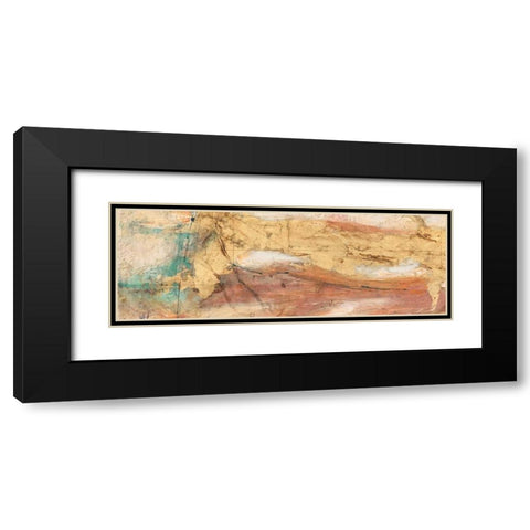 Land, Water, Sky Panel 1 Black Modern Wood Framed Art Print with Double Matting by Villarreal Villarreal, Gabriela