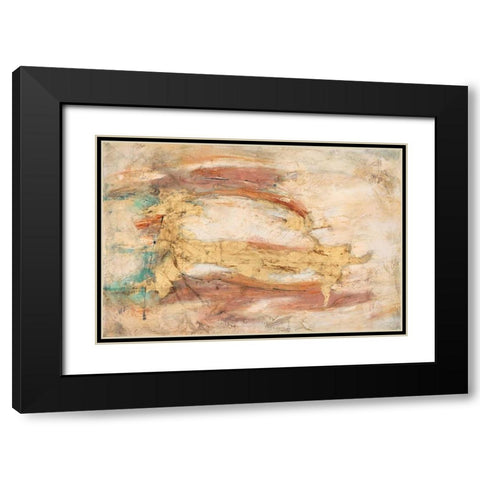 Land, Water, Sky Black Modern Wood Framed Art Print with Double Matting by Villarreal Villarreal, Gabriela
